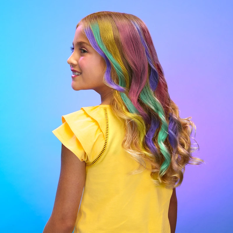 Ігровий набір з лялькою RAINBOW HIGH (РЕЙНБОУ ХАЙ) серії "Крейда для волосся та стиль" – АМАЯ