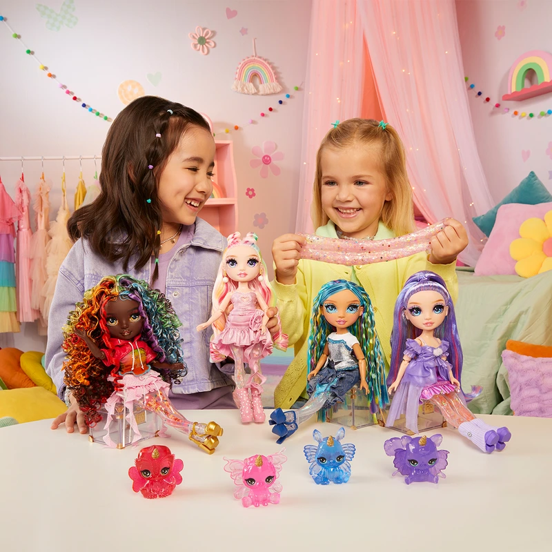 Ігровий набір з лялькою RAINBOW HIGH серії "Rainbow Shimmers" - ВІОЛЕТТА (зі слаймом)