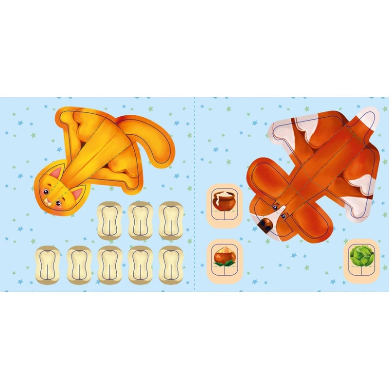 Розвиваюча книжка Пограй-но в театр "Хто що їсть?" 801005 з відео інструкцією