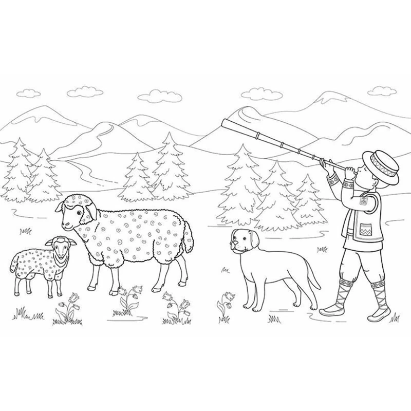 Велика книга розмальовок Україна 1736020, 64 сторінки