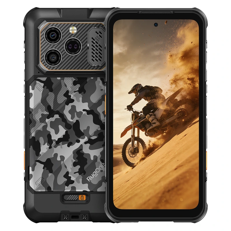 Смартфон RugOne Xever 8 8/256GB Black (6979400350111) (6979400350111)
