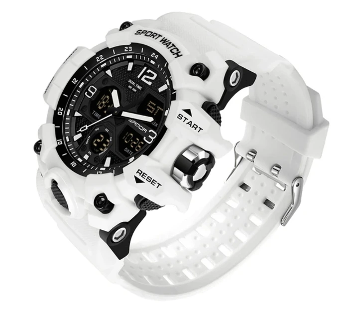 Чоловічий спортивний водостійкий тактичний годинник Sanda Snow