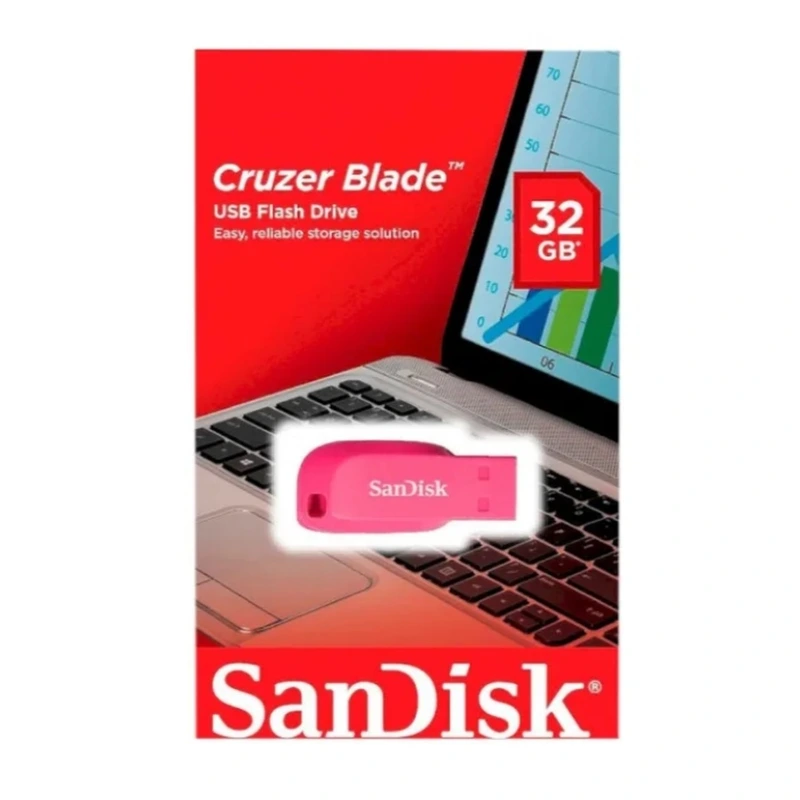 Флеш-накопичувач SanDisk USB 2.0 Cruzer Blade 32Gb Pink