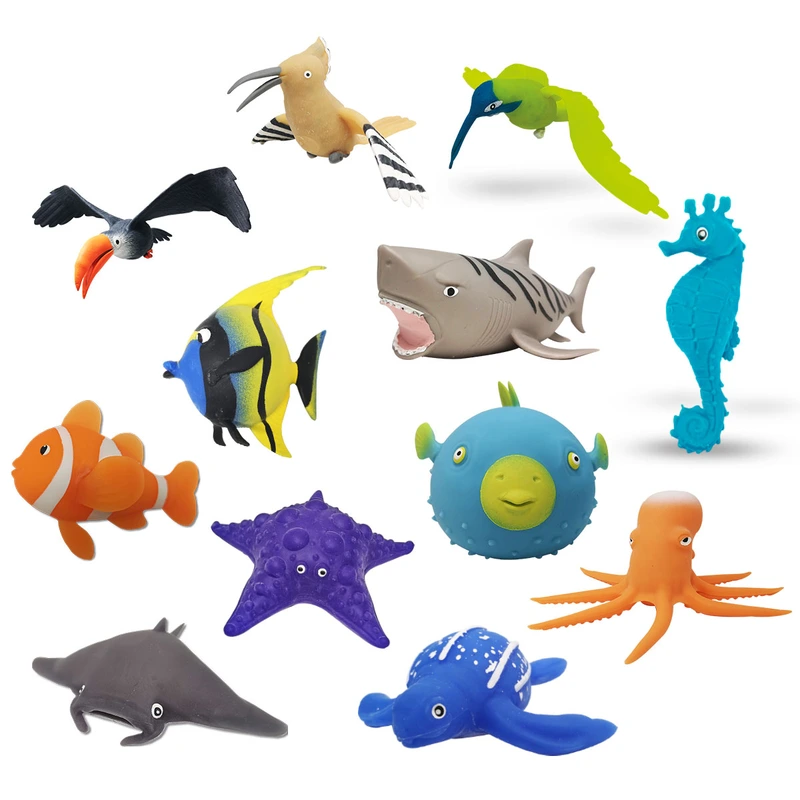 Стретч-іграшка у вигляді тварини – ТВАРИНИ З ЕКВАТОРА (у диспл.)