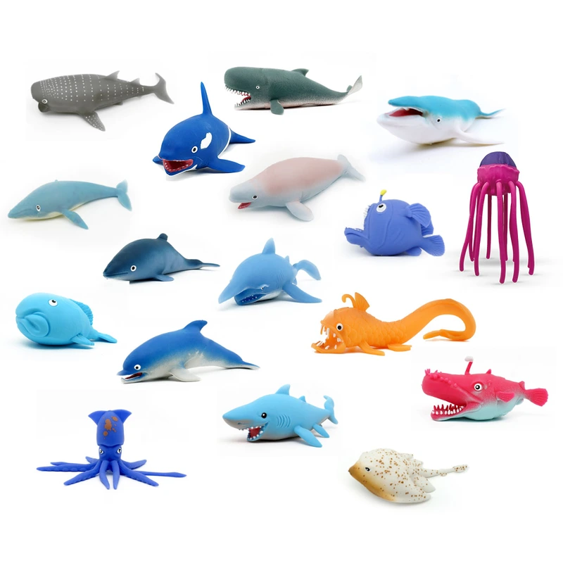 Стретч-іграшка у вигляді тварини - ПІДВОДНІ ВОЛОДАРІ. МОРЕ ТА БЕЗОДНЯ (в диспл.)