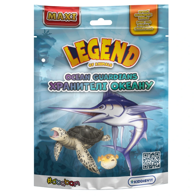 Дисплей стретч-іграшок серії LEGEND OF ANIMALS МАКСІ - ХРАНИТЕЛІ ОКЕАНУ (10 шт)