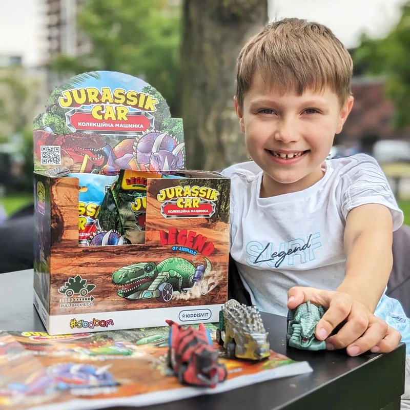 Колекційна машинка - JURASSIK CAR (у диспл.)