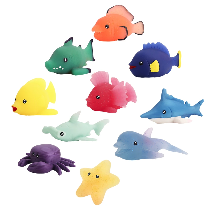 Стретч-іграшка у вигляді тварини серії "Желейна" – ТРОПІЧНІ ДРУЗІ (у диспл.)