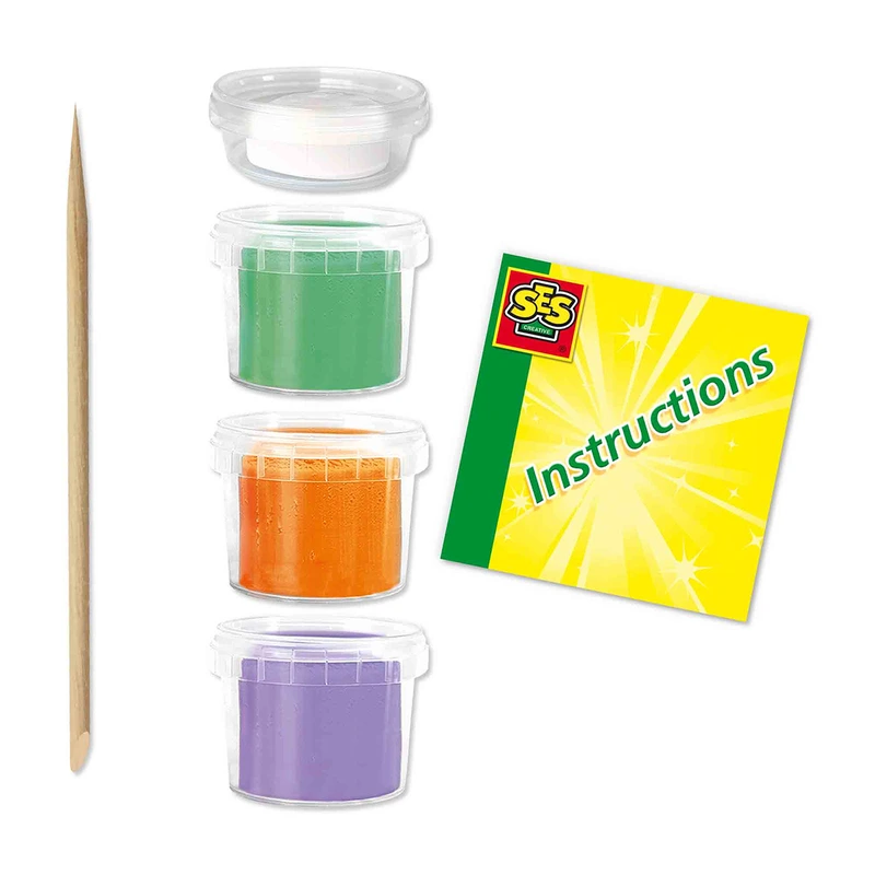 Незасихаюча маса для ліплення серії "FunDo" – ДИНОЗАВРИ (4 кольори, у пластикових баночках)