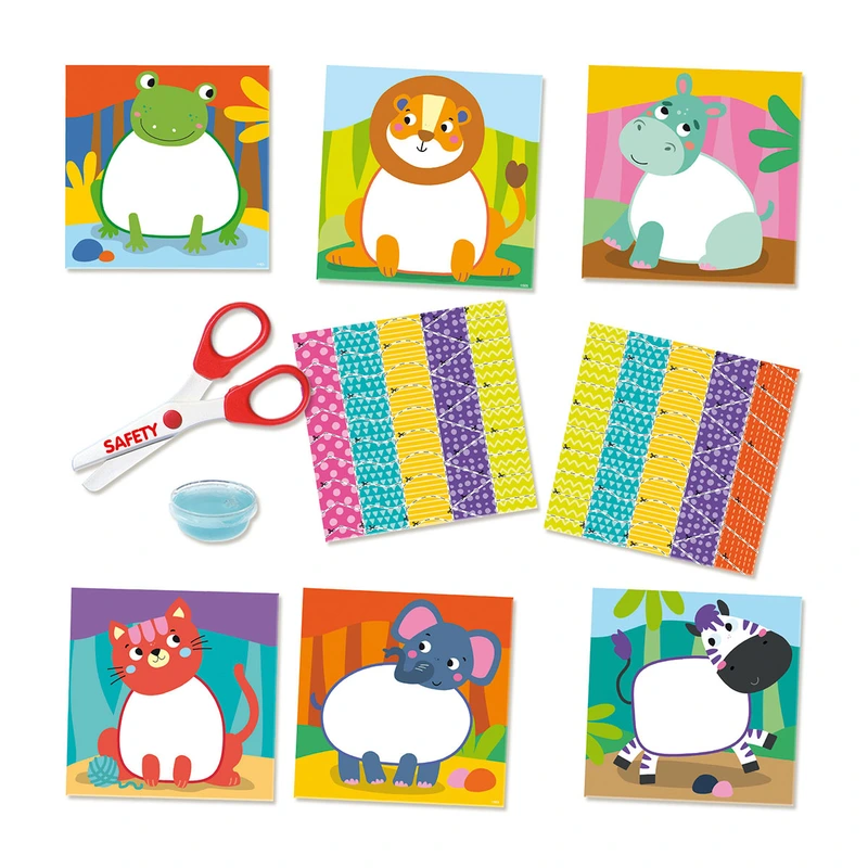 Набір для творчості серії "Montessori" – ВИРІЗАЙ З ТВАРИНКАМИ