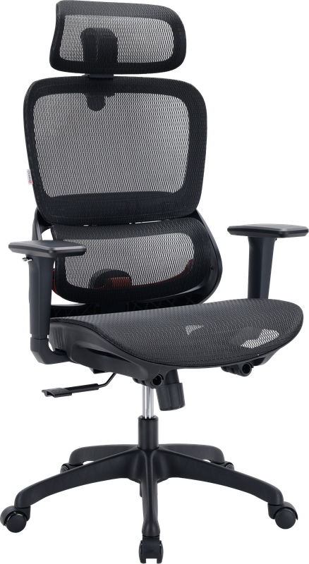 Крісло ергономічне офісне Sihoo B100 Mesh Black — фото 3