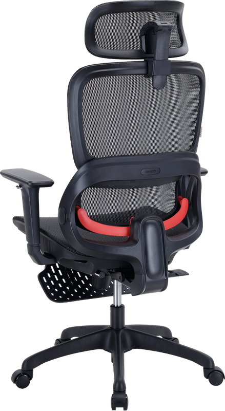 Крісло ергономічне офісне Sihoo B100 Mesh Black з підставкою для ніг — фото 6
