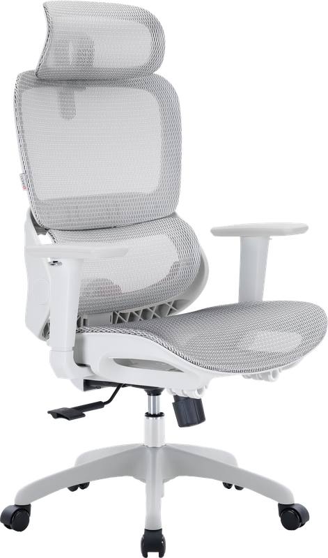 Крісло ергономічне офісне Sihoo B100 Mesh White — фото 3