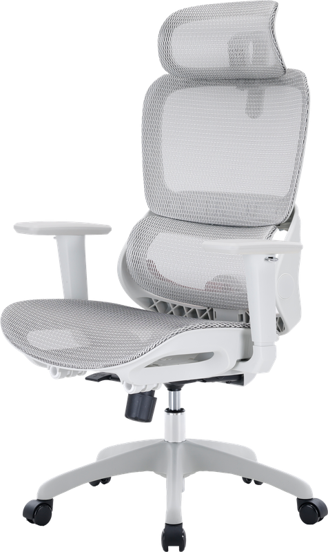 Крісло ергономічне офісне Sihoo B100 Mesh White — фото 6