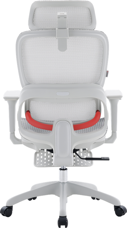 Крісло ергономічне офісне Sihoo B100 Mesh White з підставкою для ніг