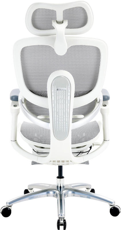 Крісло офісне Sihoo C300 LITE V2 White з підставкою для ніг