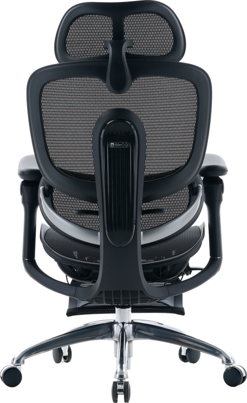 Крісло офісне Sihoo C300 PRO V2 Black з підставкою для ніг