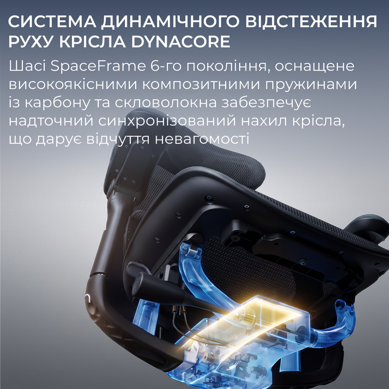 Крісло офісне Sihoo C500 V2 Black з підставкою для ніг — фото 7