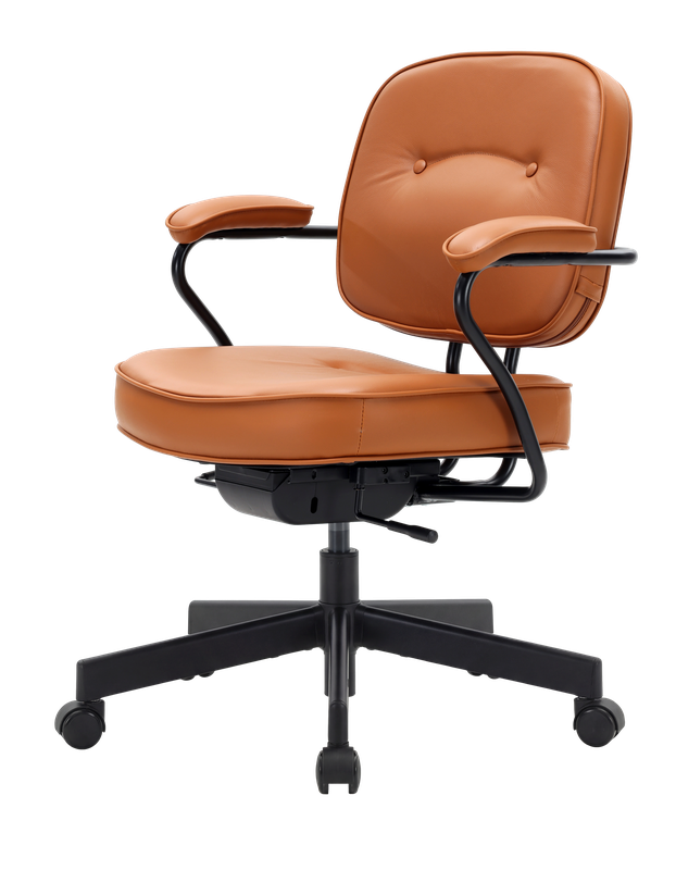 Крісло офісне SIHOO L3C PVC Vintage Brown — фото 3