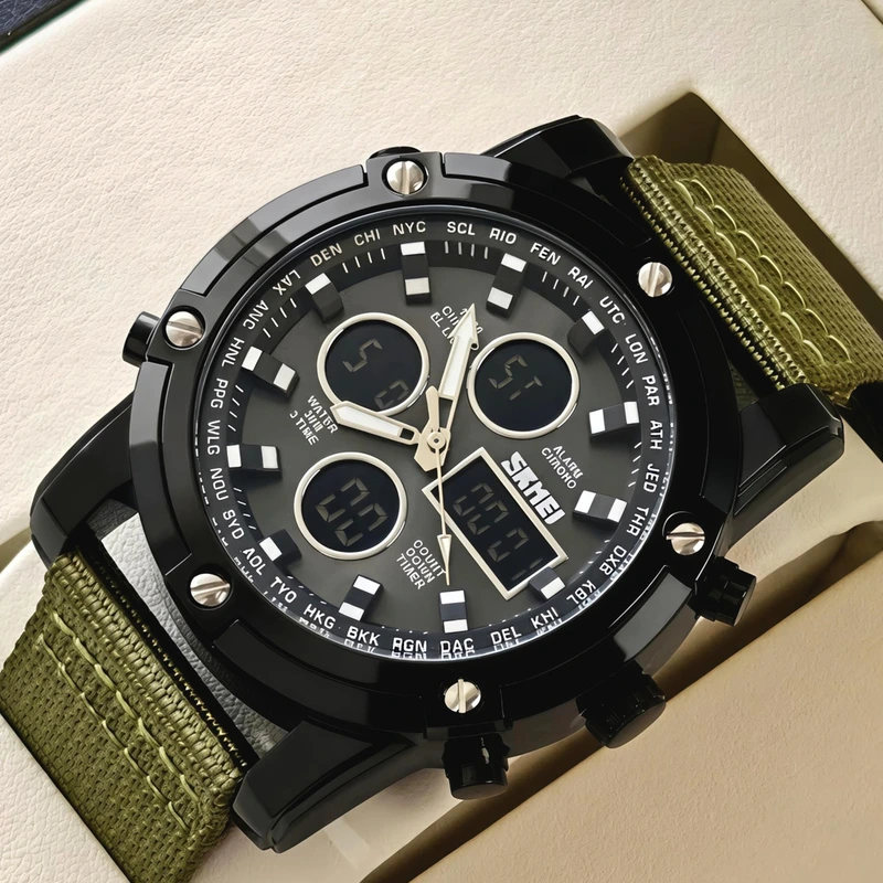 Skmei Molot Green Stryker, 2 ремінці