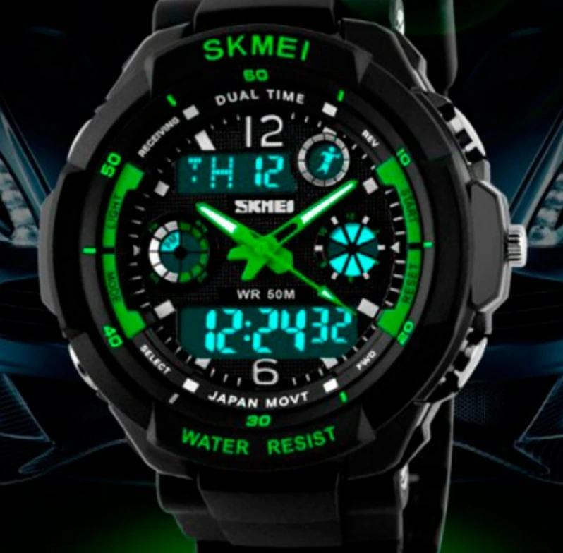 Годинник наручний Skmei 0931GN Green