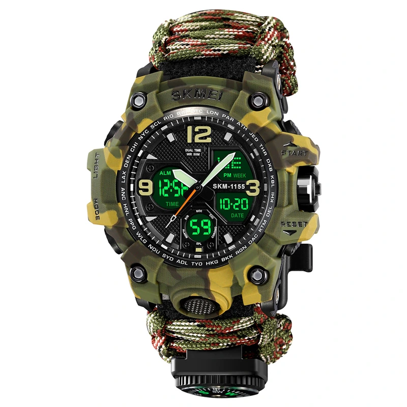 Skmei 1155BNCMGN Camo Green