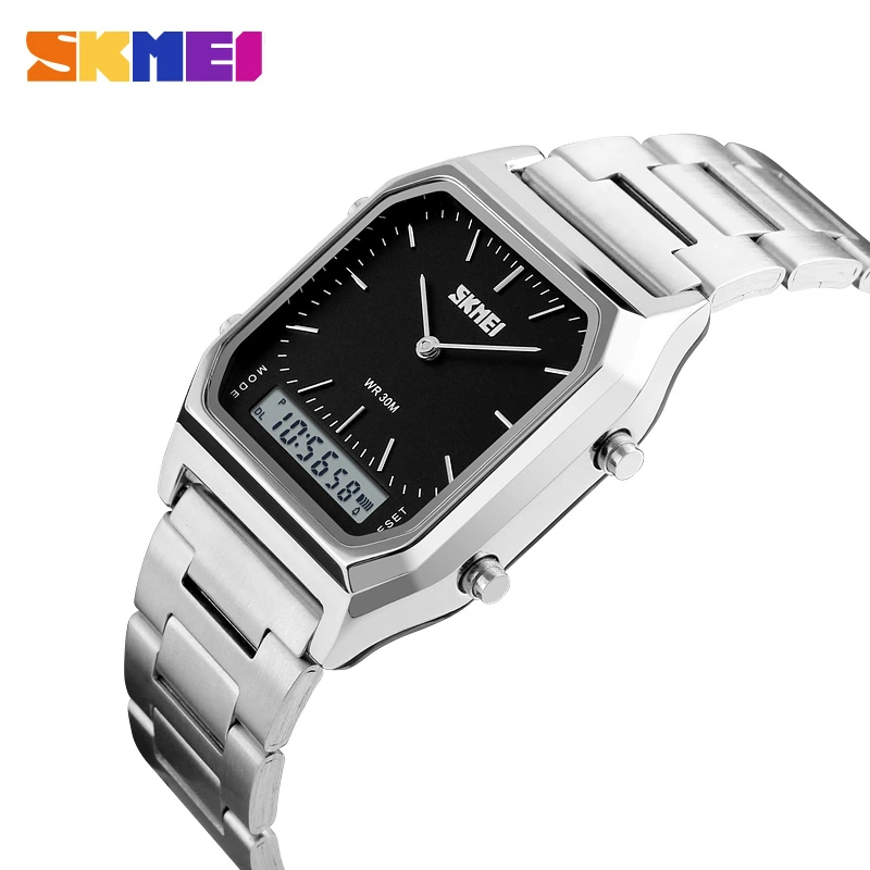 Skmei 1220SIBK Silver-Black