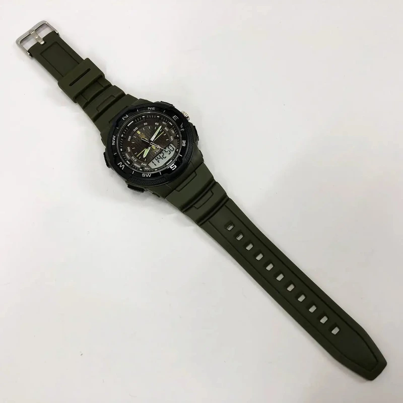 Годинник наручний Skmei 1454AG Ukraine (Зелений)