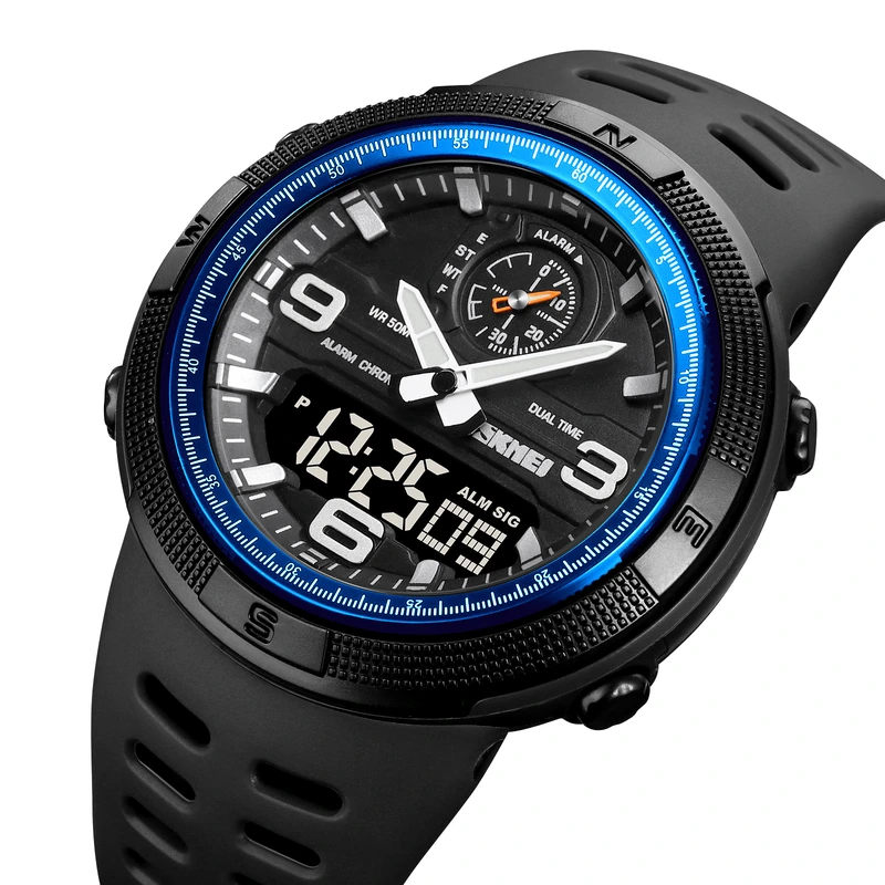 Skmei 1655BUBK Black-Blue