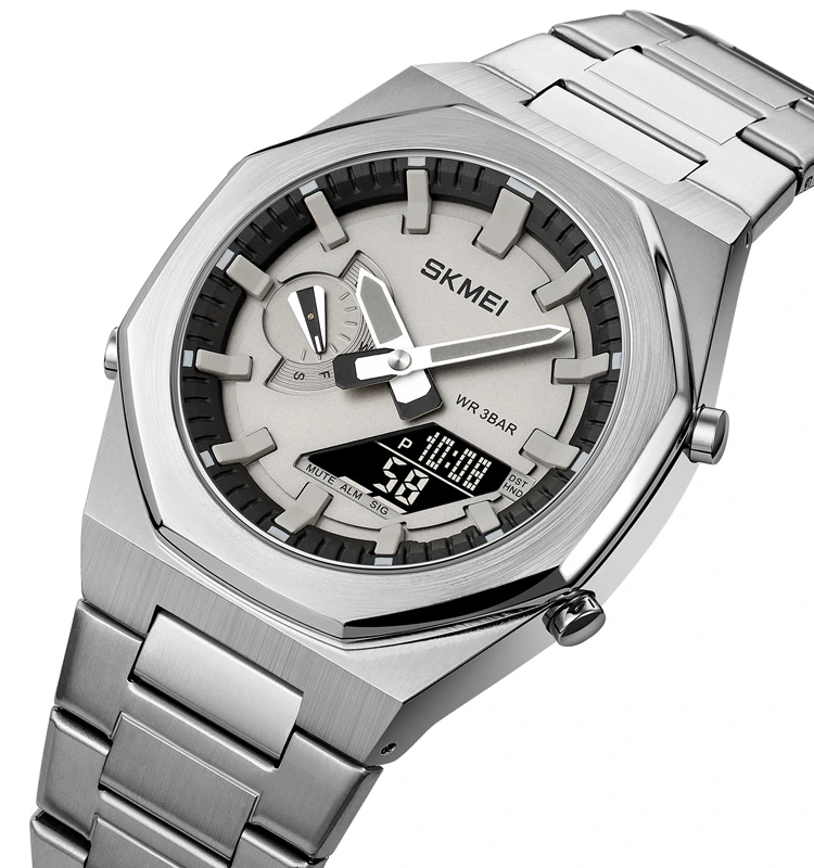 Skmei 1816SIBK Silver-Black