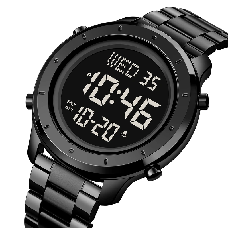 Skmei 1864SBKBK Black-Black Steel
