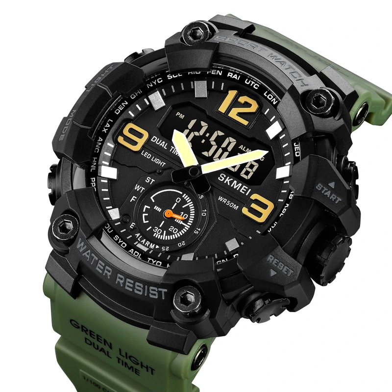 Skmei 1965AG army green.