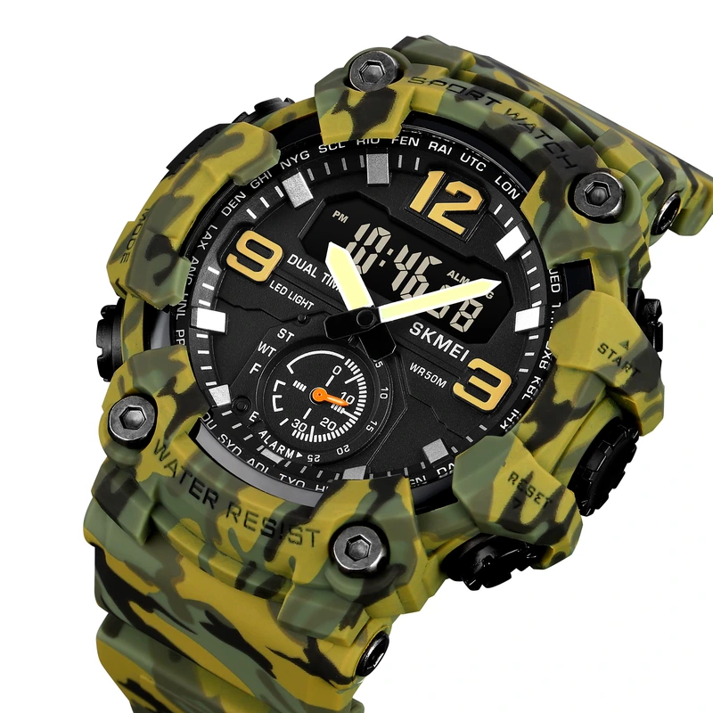 Skmei 1965CMGN camo green.