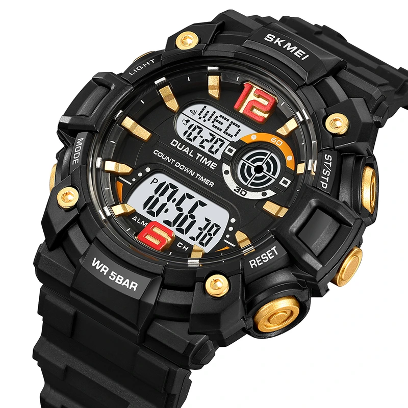 Skmei 2018GDWT Gold-White