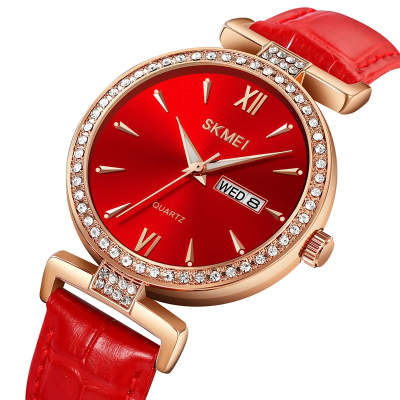 Skmei 2090RGRD Rose Gold-Red