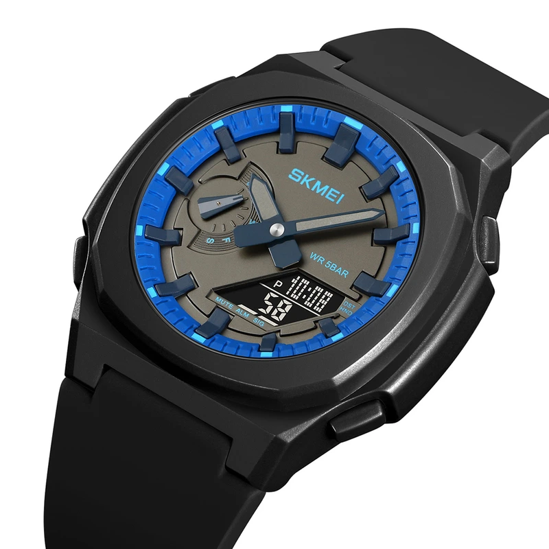 Skmei 2091BKBUBK Black-Blue-Black