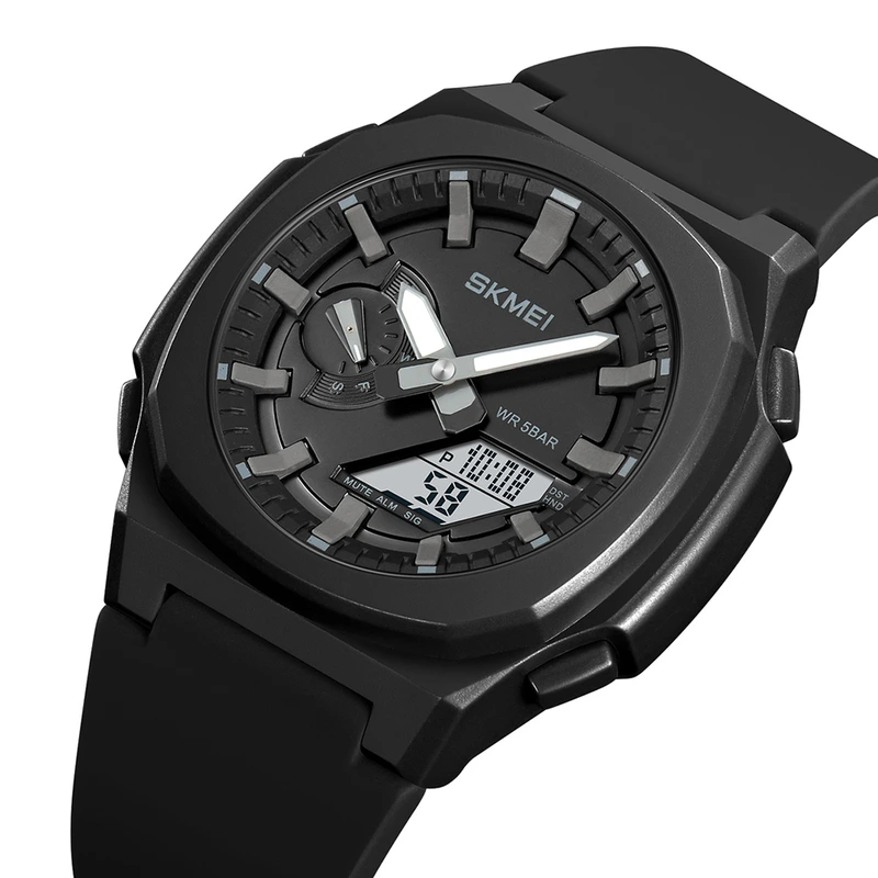 Skmei 2091BKGYWT Black-Grey White