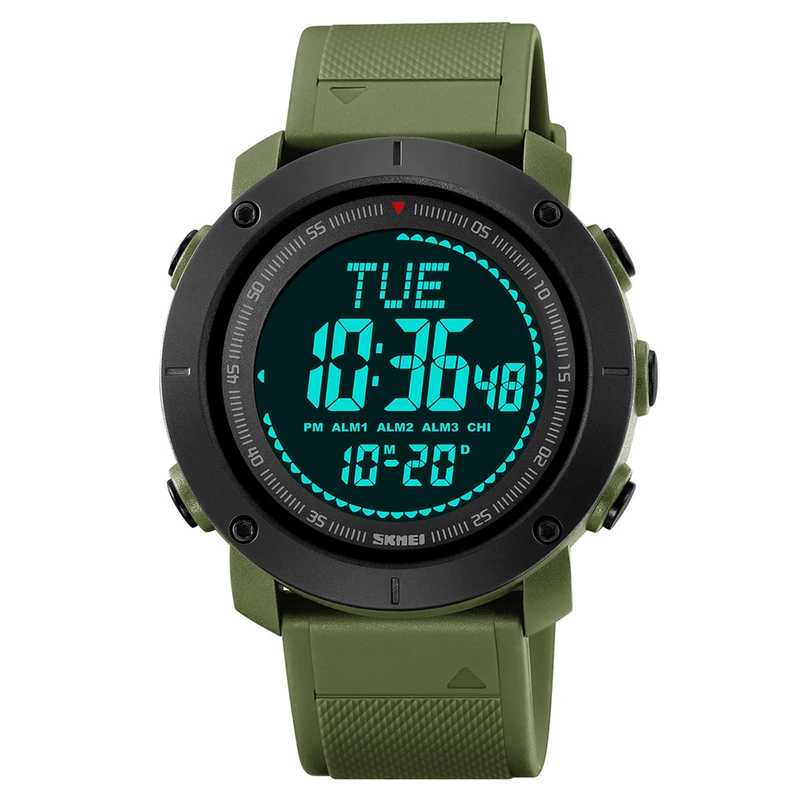 Skmei 2095AG Army Green Compass