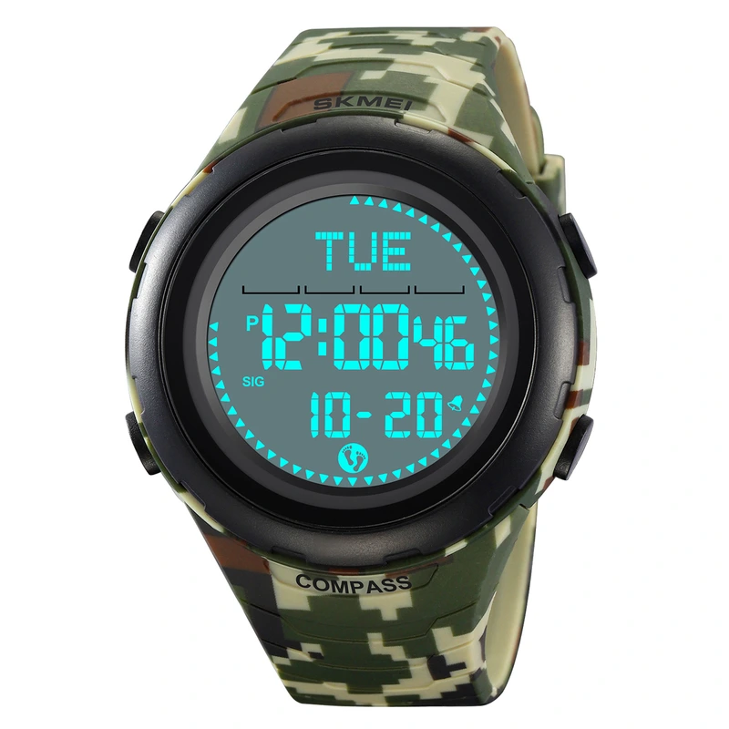 Skmei 2166CMGN Army Green Camouflage