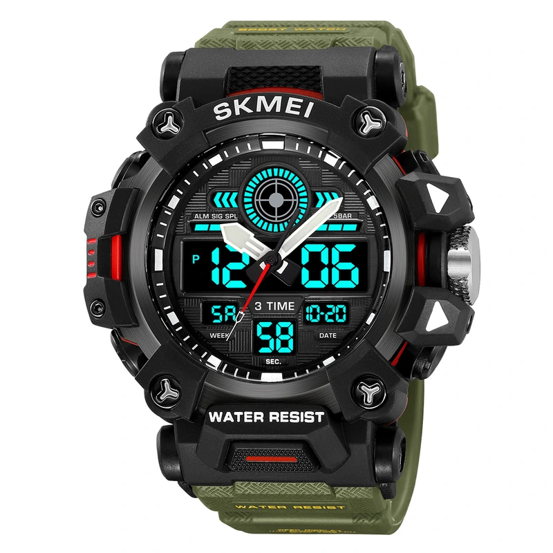 Чоловічий годинник Skmei 2226AG Army Green