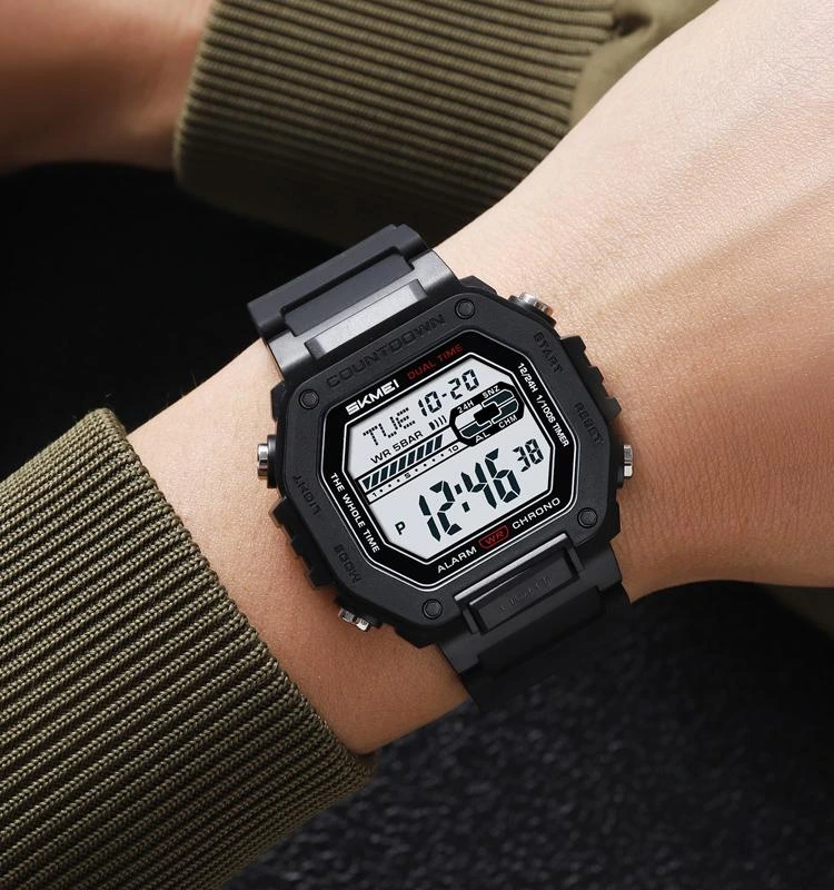 Skmei 2523BKWT Black-White