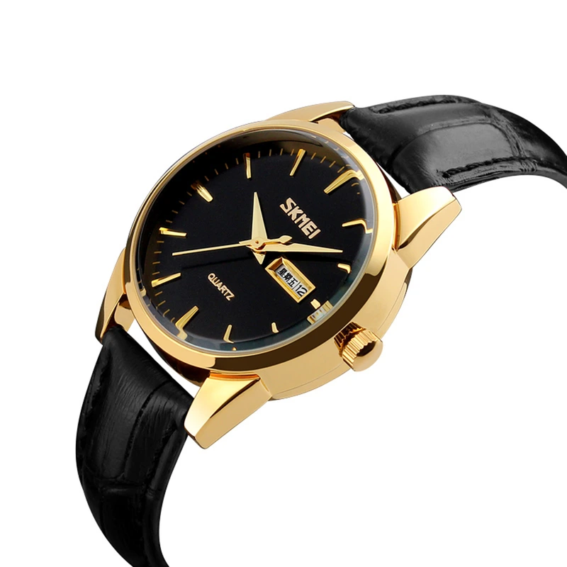 Skmei 9073GDBK-S Gold-Black lady