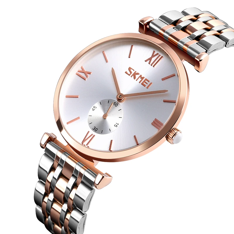Skmei 9198TRGSI-B Rose Gold-Silver/Silver MenMen