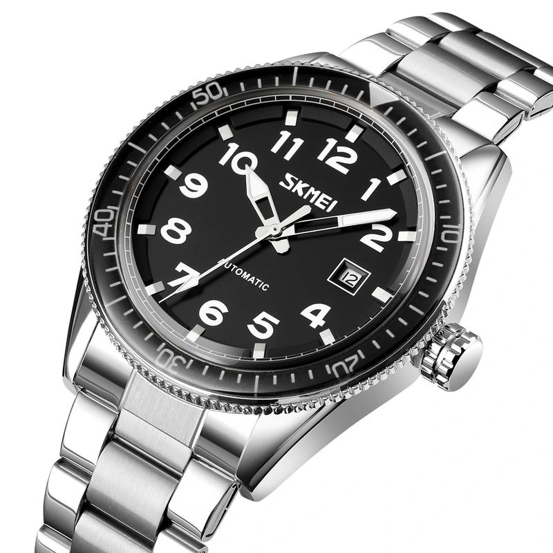 Skmei 9232SSIBK Silver/Black-steel strap