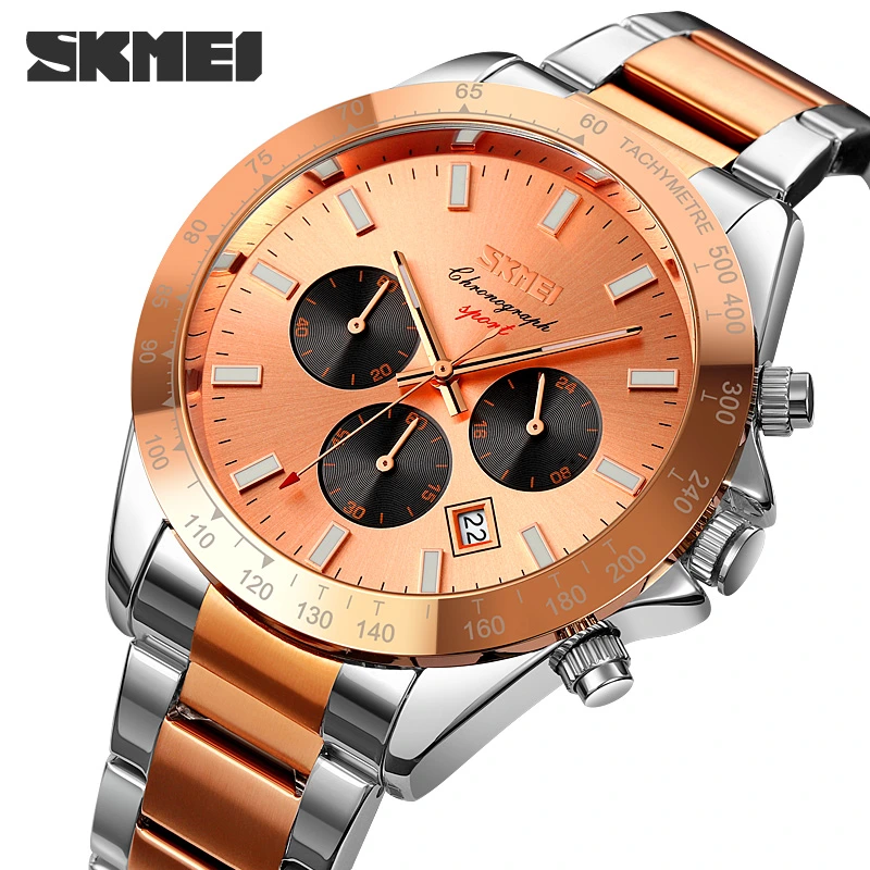 Skmei 9259RGRG Rose Gold-Rose Gold