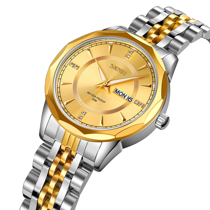 Skmei 9264TGDGD Silver/Gold-Gold