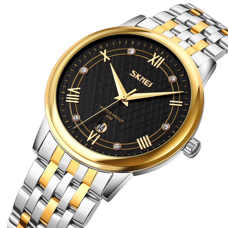 Skmei 9272TGDBK-B Gold/Silver-Black Men
