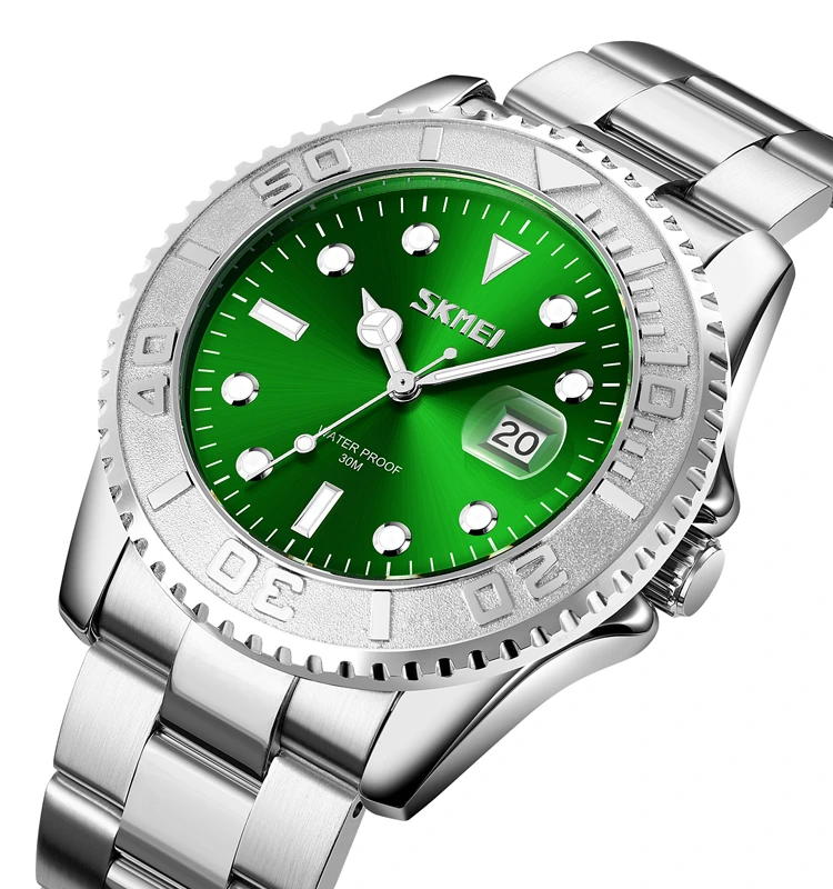 Skmei 9295SIGN Silver-Green