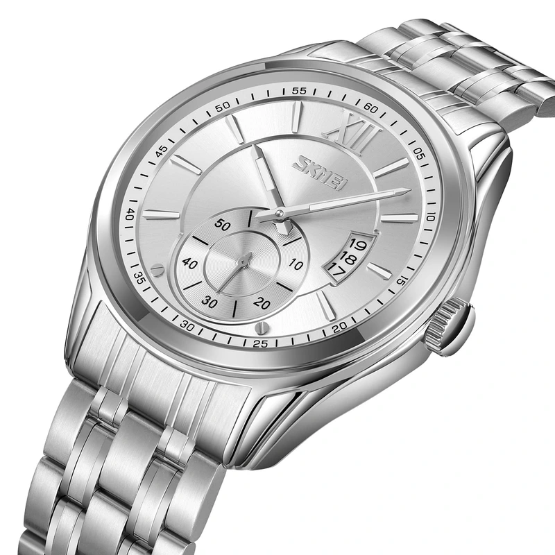 Skmei 9319SISI Silver-Silver