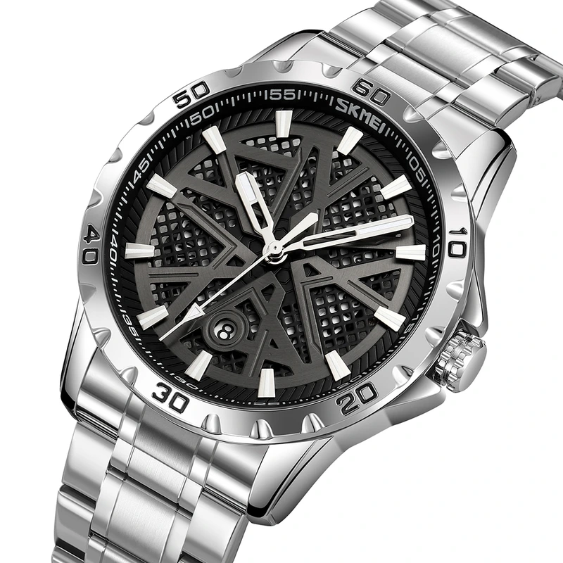 Skmei 9337SIBK Silver-Black